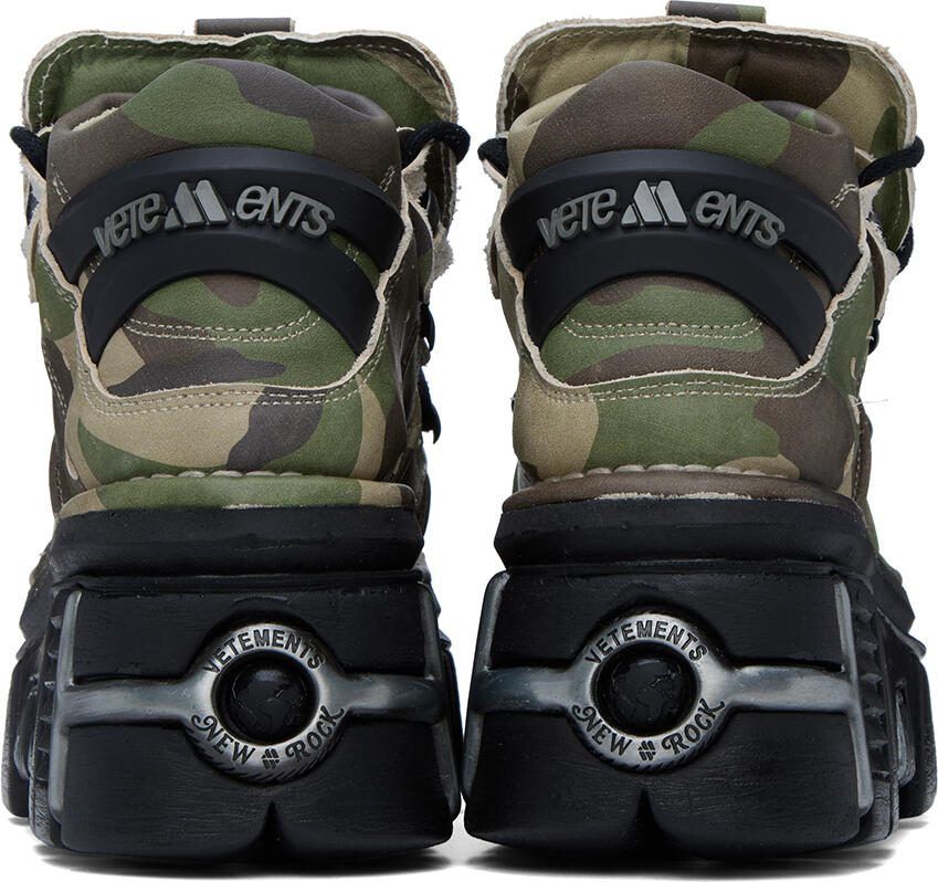 VETE TS Khaki New Rock Edition Platform Sneakers - Picture 6