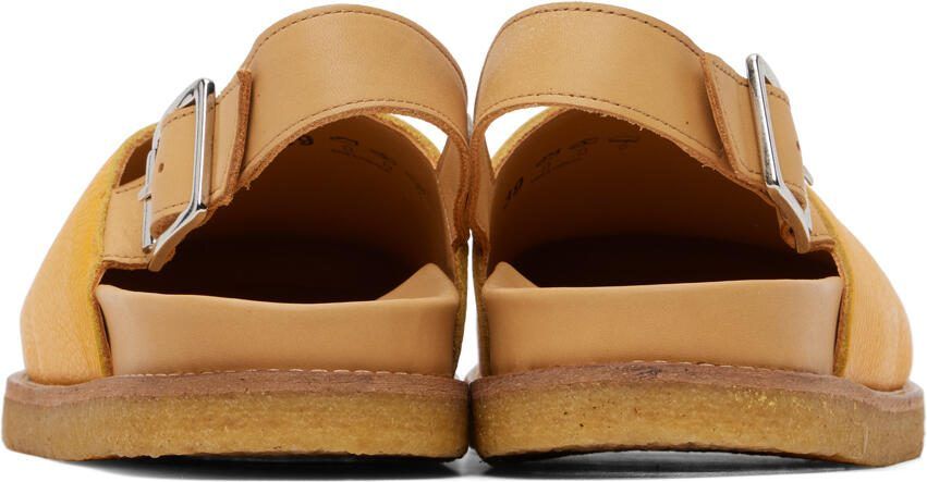 VINNY s Yellow Strapped Mules