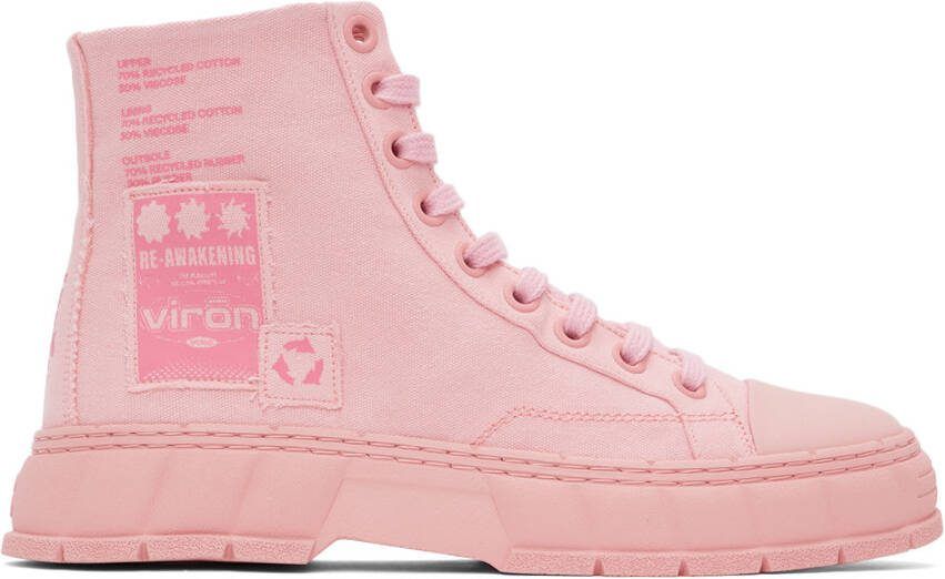 Virón Pink Recycled Canvas 1982 Sneakers - Picture 5