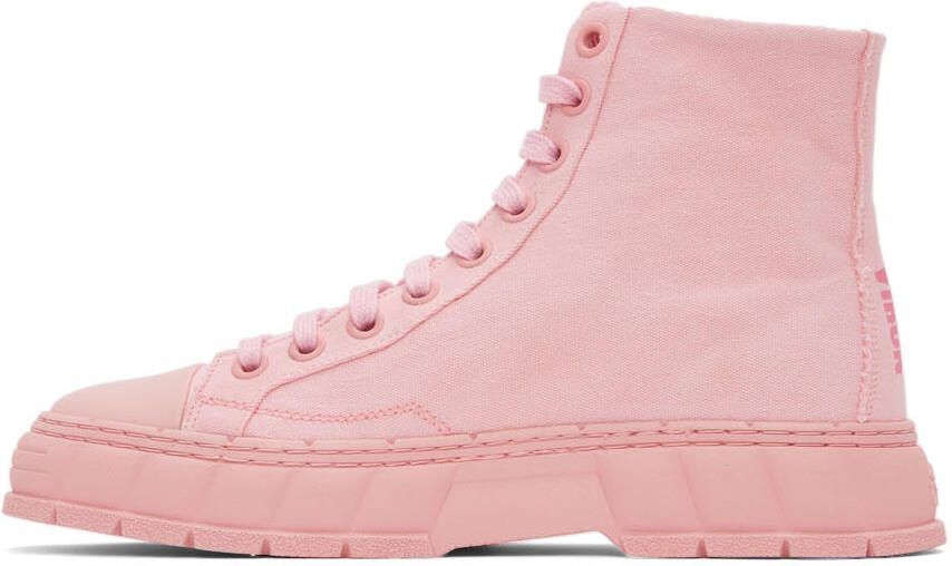 Virón Pink Recycled Canvas 1982 Sneakers - Picture 3