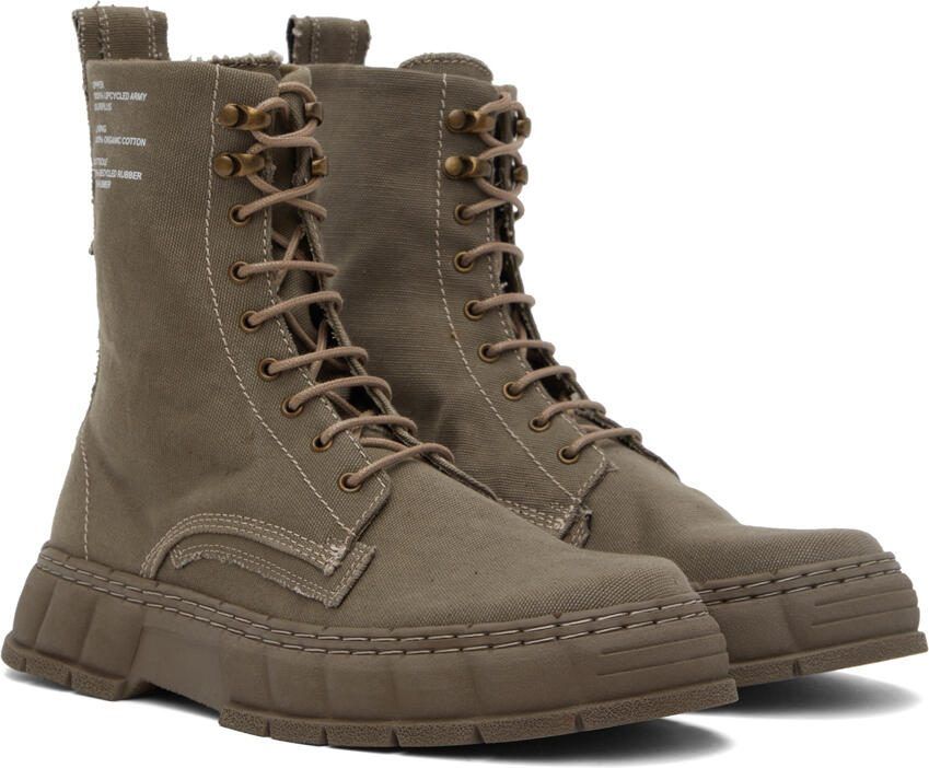 Virón Taupe Surplus 1992 Boots - Picture 2