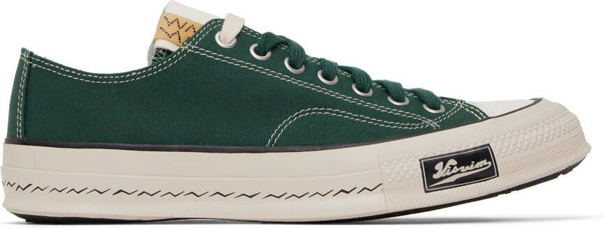 Visvim Green Skagway Lo Sneakers - Picture 4