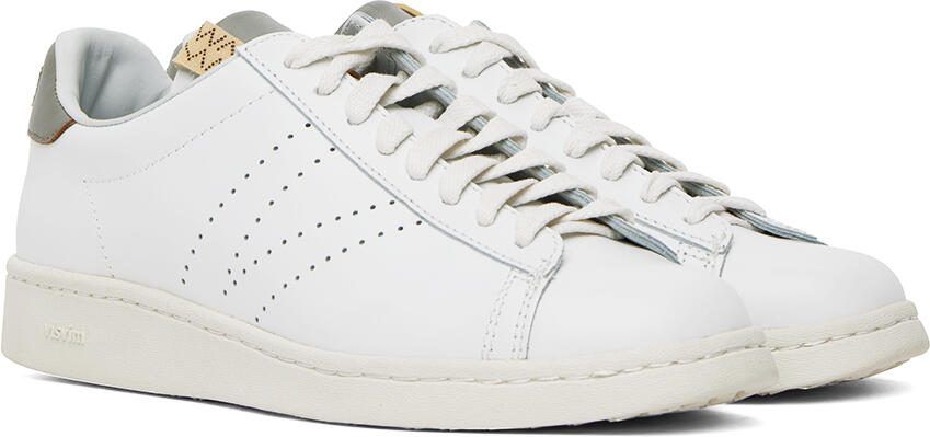 Visvim White  Gray Corda-Folk Sneakers - Picture 2