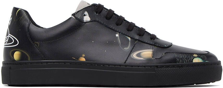 Vivienne Westwood Black Printed Sneakers - Picture 5