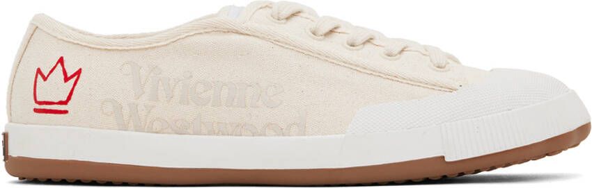 Vivienne Westwood Off-White Animal Gym Sneakers - Picture 7