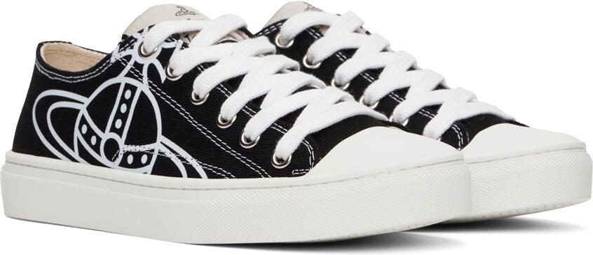 Vivienne Westwood Black Plimsoll 2.0 Low Top Sneakers - Picture 2