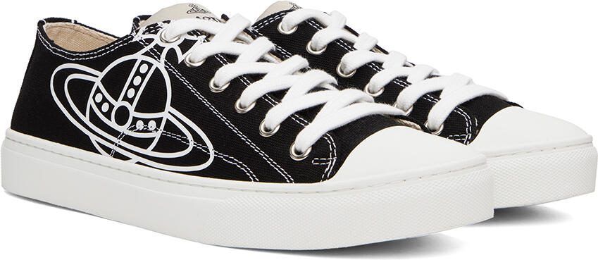 Vivienne Westwood Black Plimsoll 2.0 Sneakers - Picture 2