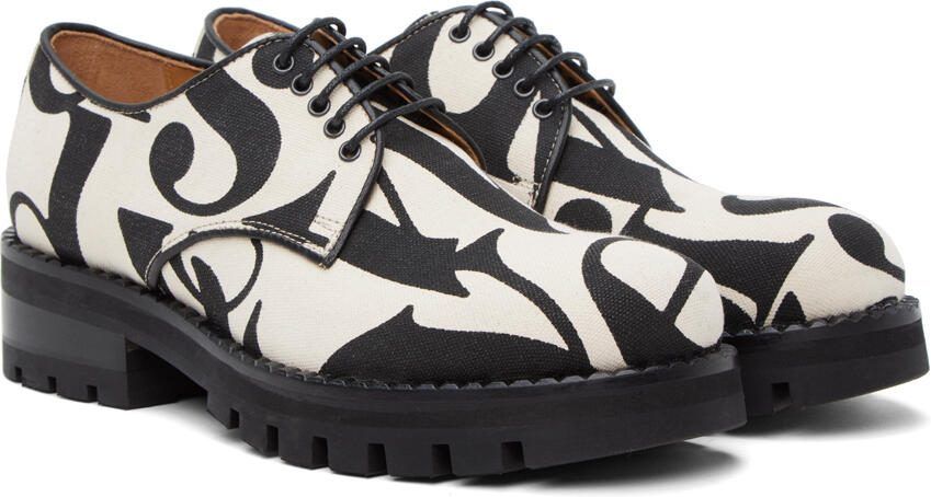 Vivienne Westwood Off-White  Black New Utility Derbys