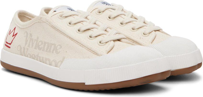 Vivienne Westwood Off-White Animal Gym Sneakers - Picture 2