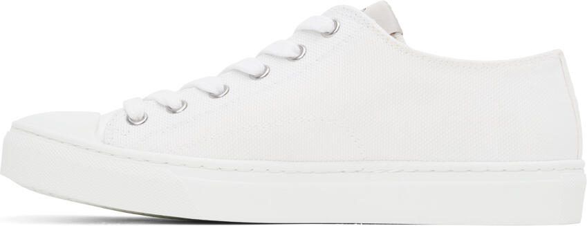 Vivienne Westwood White Plimsoll 2.0 Low Top Sneakers - Picture 3