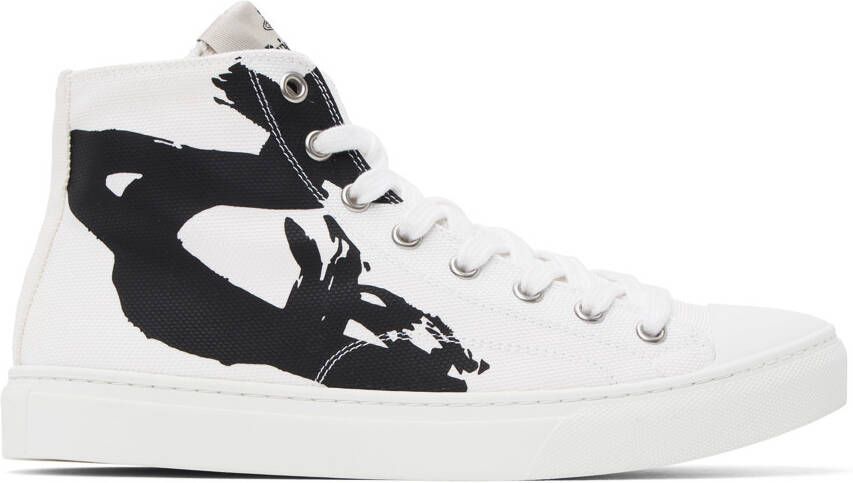 Vivienne Westwood White Plimsoll Sneakers - Picture 5