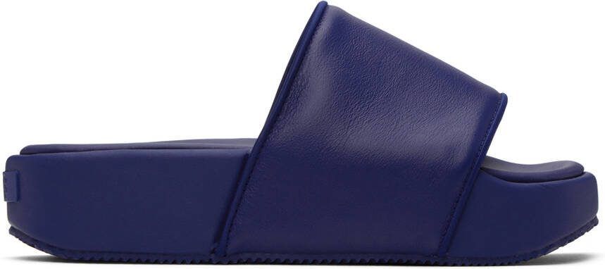 Y-3 Blue Platform Slides - Picture 5