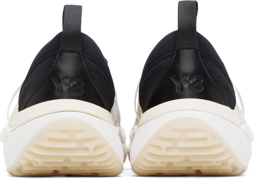 Y-3 Black  White Qisan Cozy II Sneakers