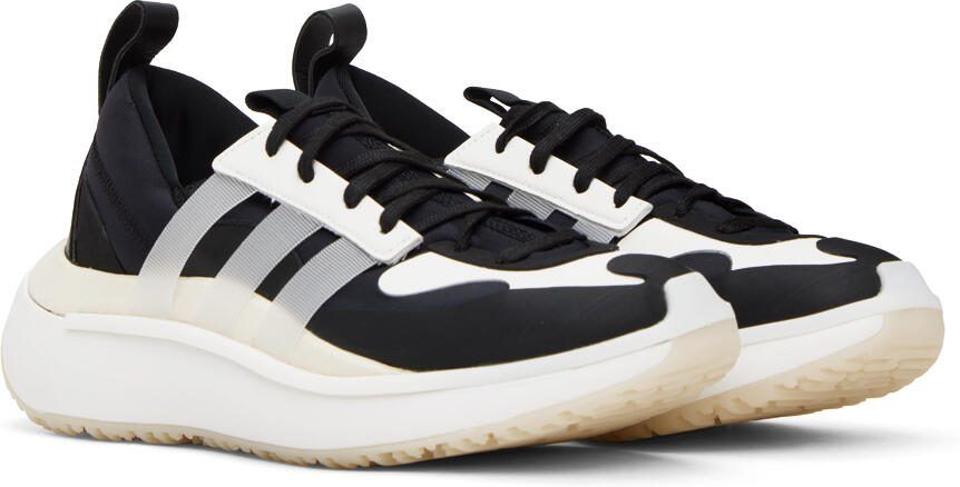 Y-3 Black  White Qisan Cozy II Sneakers - Picture 2