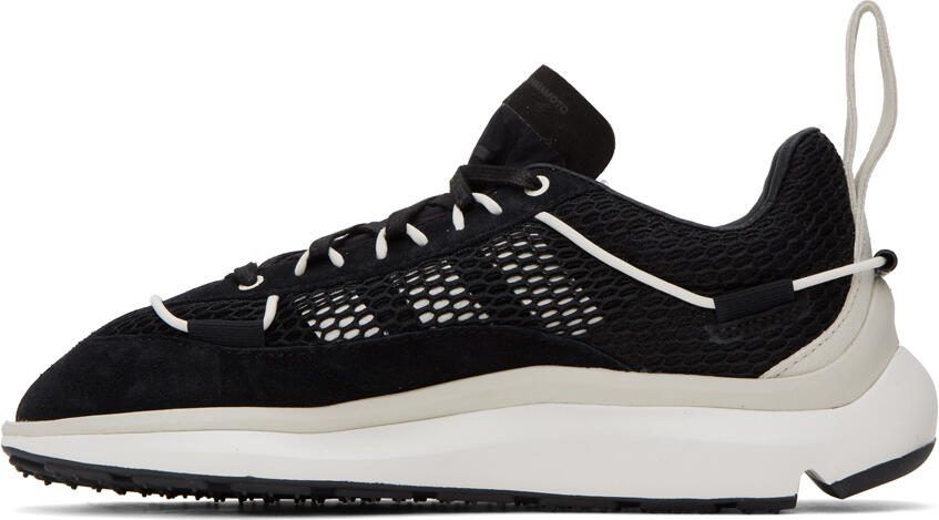 Y-3 Black  White Shiku Run Sneakers - Picture 3