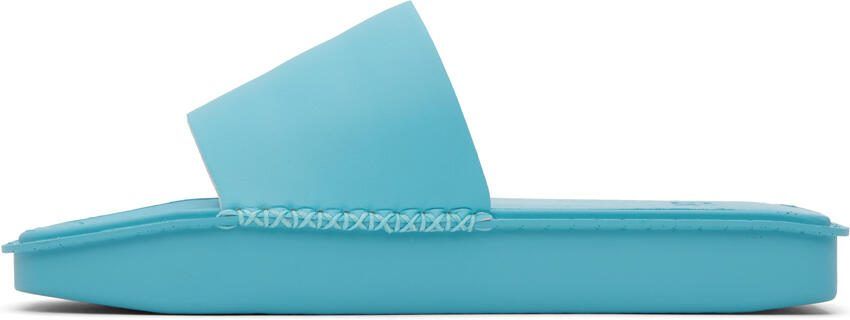 Y-3 Blue Water Slides - Picture 3