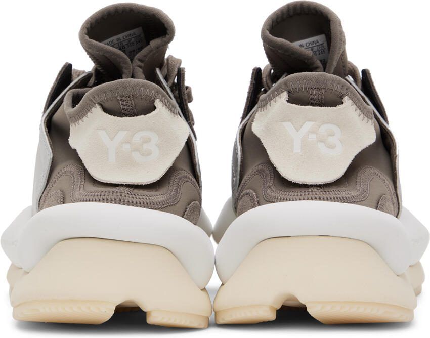 Y-3 Brown  Silver Kaiwa Sneakers