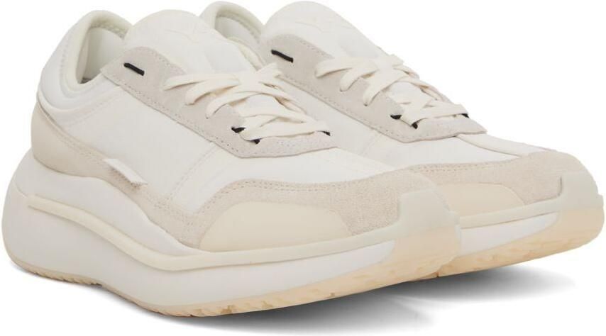 Y-3 White Ajatu Run Sneakers - Picture 2