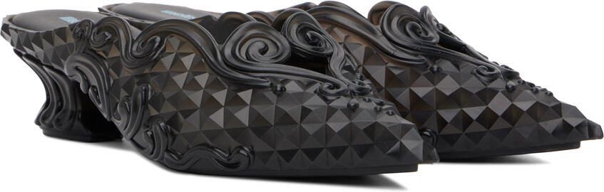 Y Project Black Melissa Edition Melissa Point Mules - Picture 3