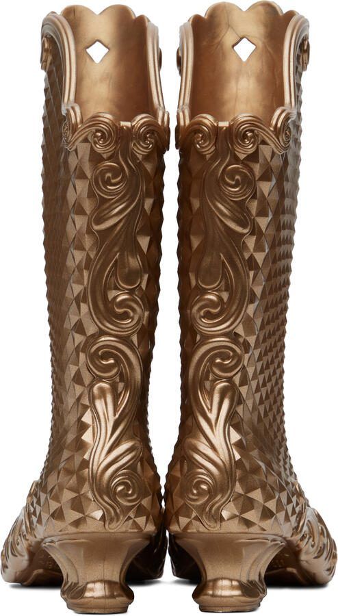 Y Project Gold Melissa Edition Court Boots - Picture 3