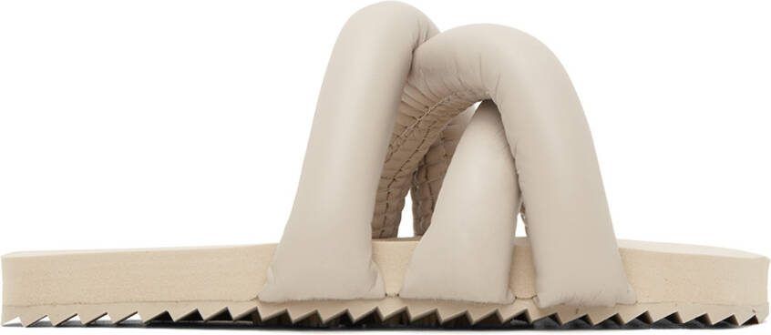 YUME Beige Tyre Sandals