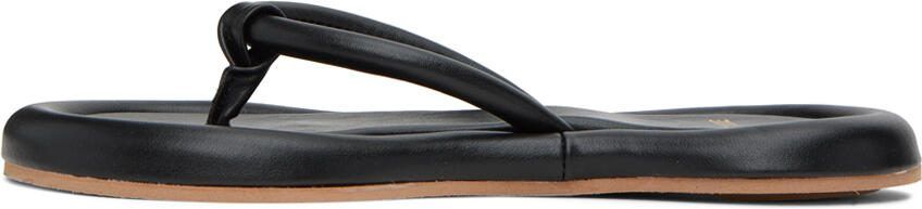 YUME Black Eight Flip Flops - Picture 4
