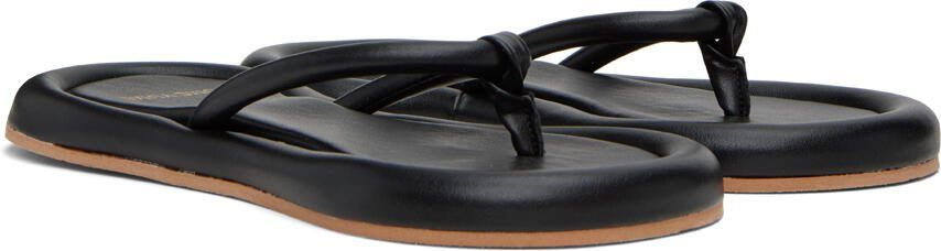 YUME Black Eight Flip Flops - Picture 3