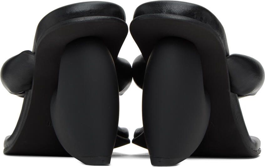 YUME Black Love Heeled Sandals