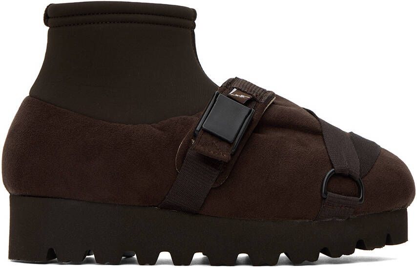 YUME Brown Camp Ankle Boots