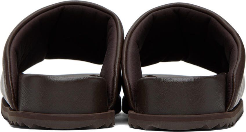 YUME Brown Finn Slides