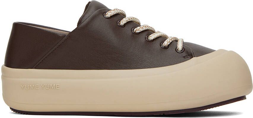 YUME Brown Goofy Sneakers - Picture 6