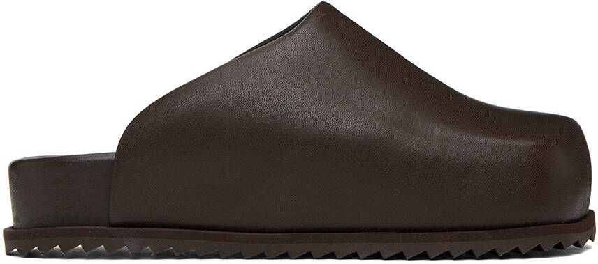 YUME Brown Truck Mules - Picture 2