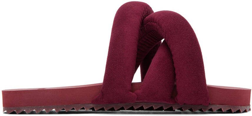 YUME SSENSE Exclusive Red Tyre Slides