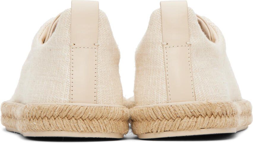 ZEGNA Off-White Triple Stitch Sneakers