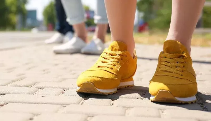 These sneakers are perfect for summer