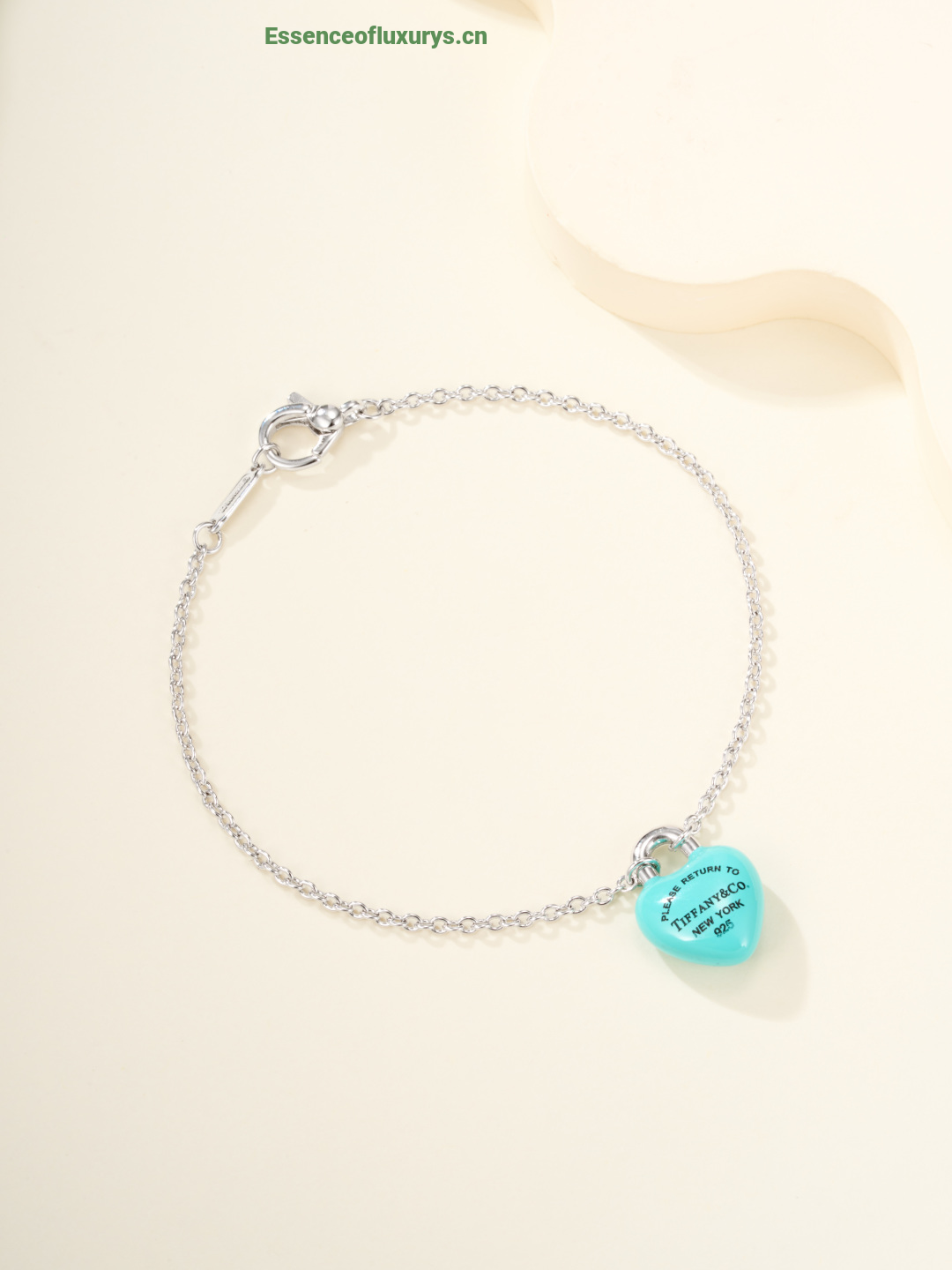 Tiffany Blue Full Heart Bracelets