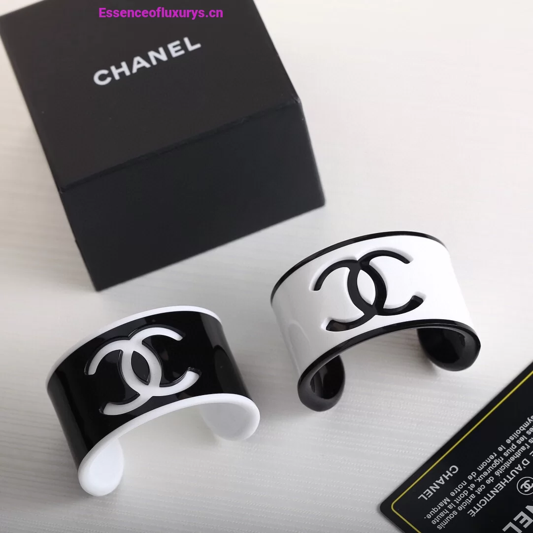 Chanel CC Hinged Cuff Bracelets