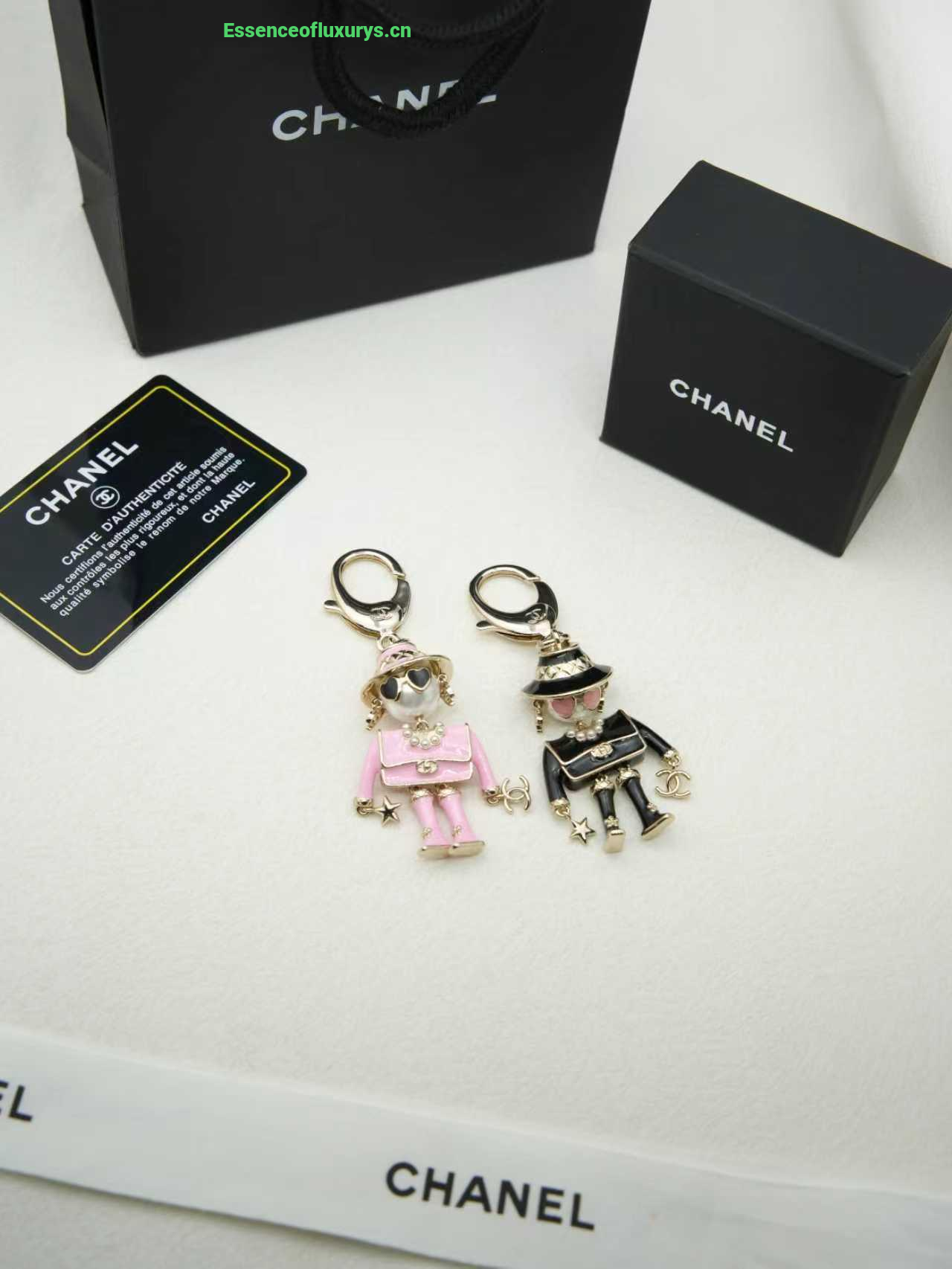 Chanel CC Logo Doll Keychain