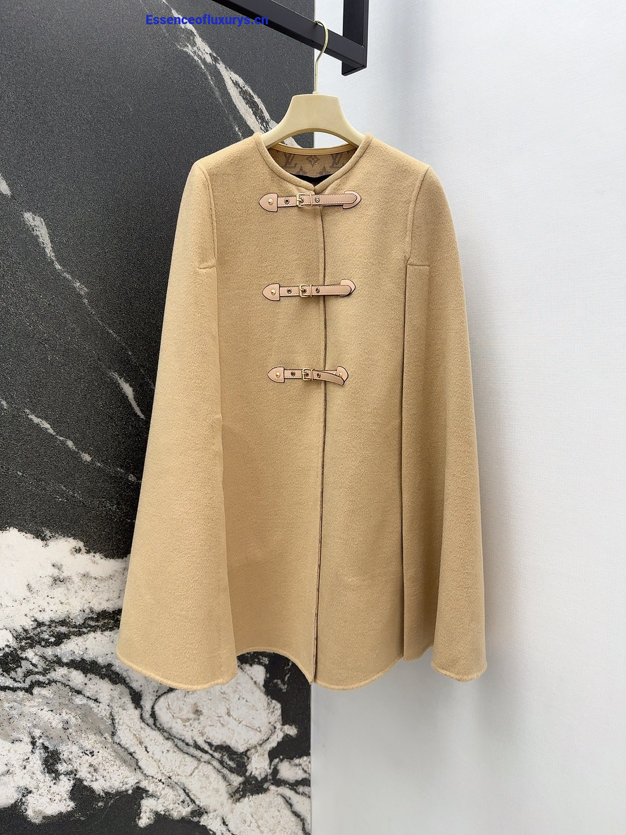 Louis Vuitton Cape Coat Beige