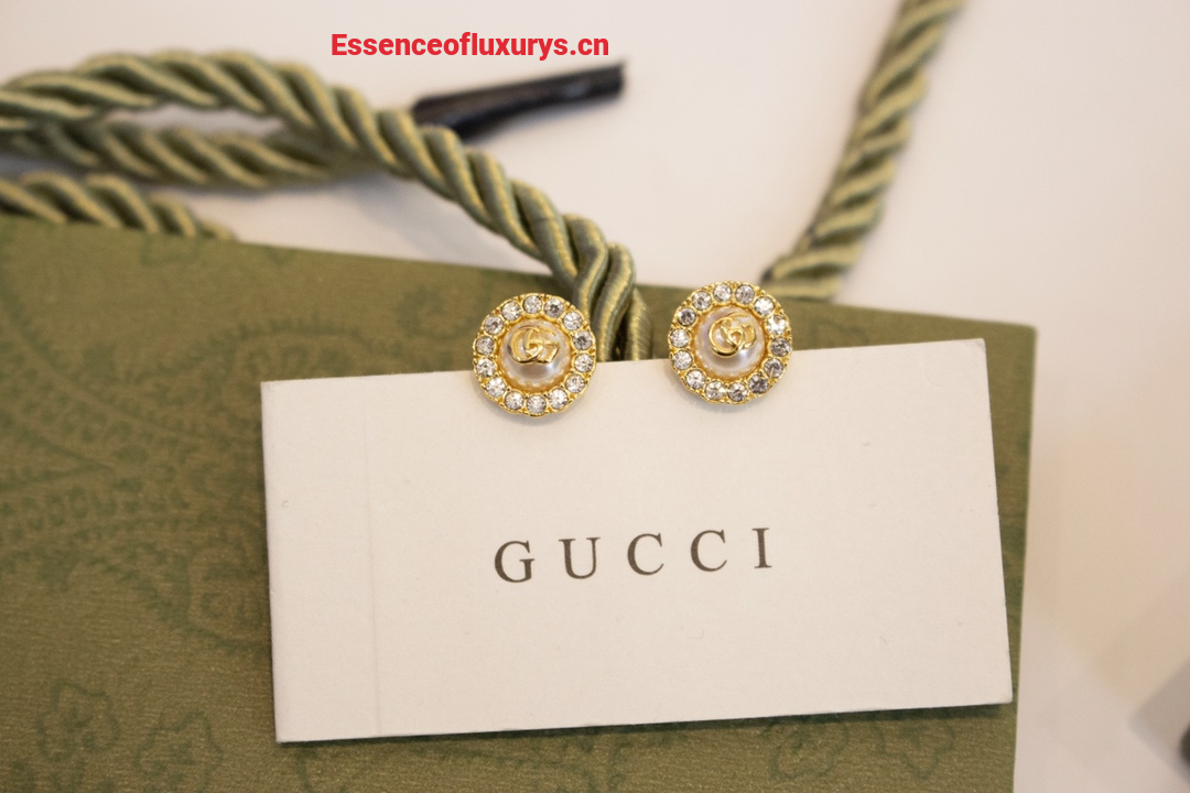 Gucci GG Marmont Flower Stud Earrings