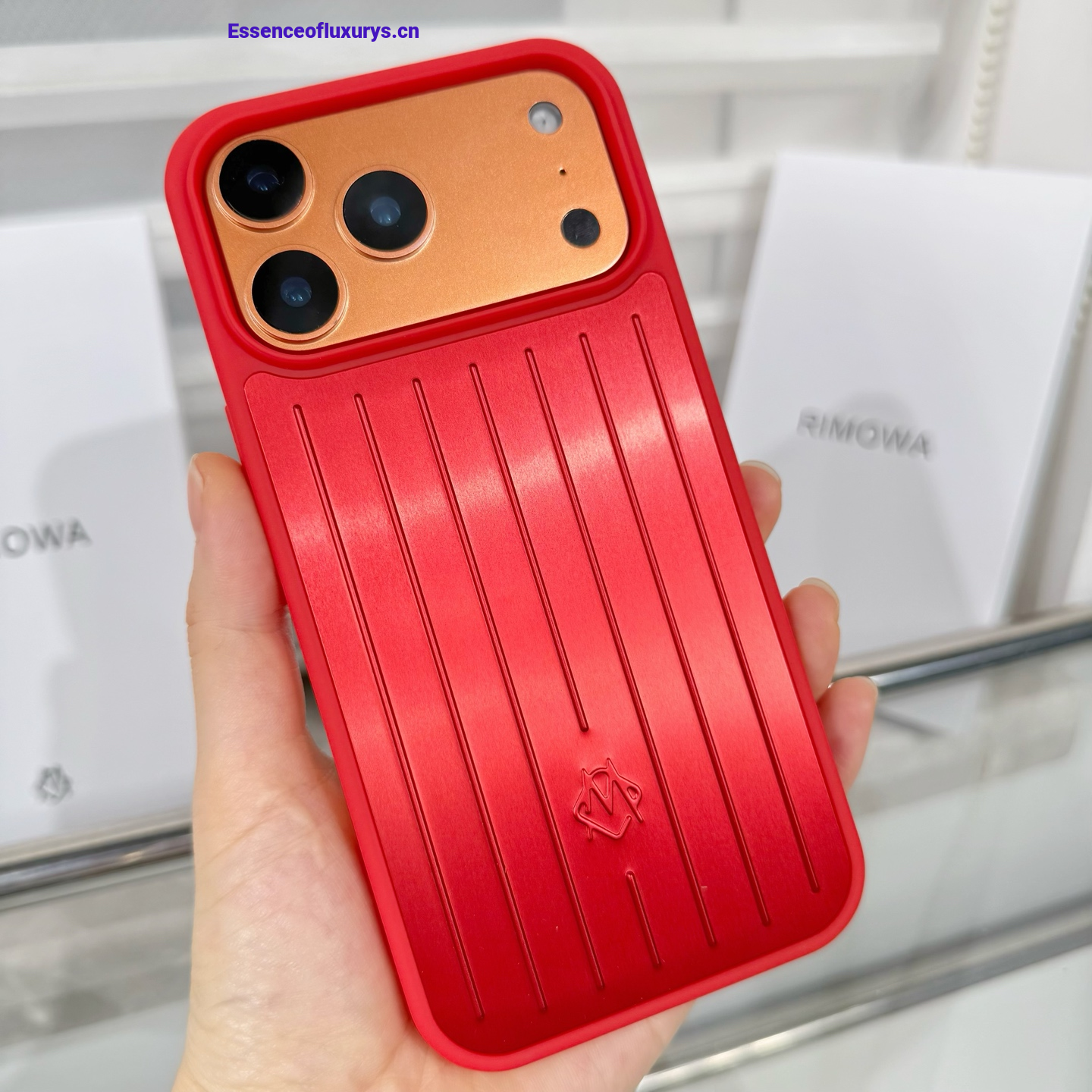 Rimowa Plastic iPhone 17 Case Red