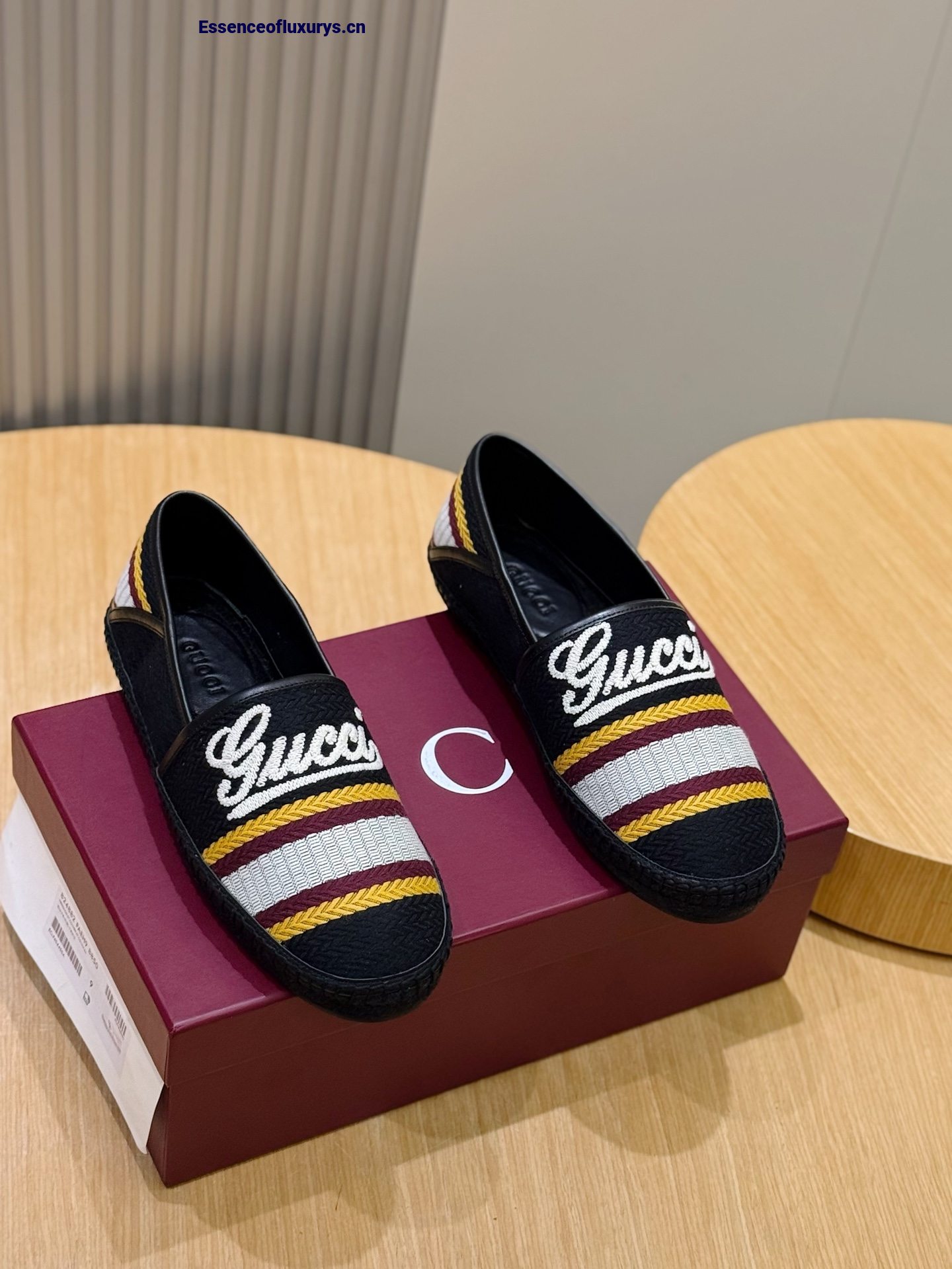 Gucci Alonso Espadrilles Flat Black