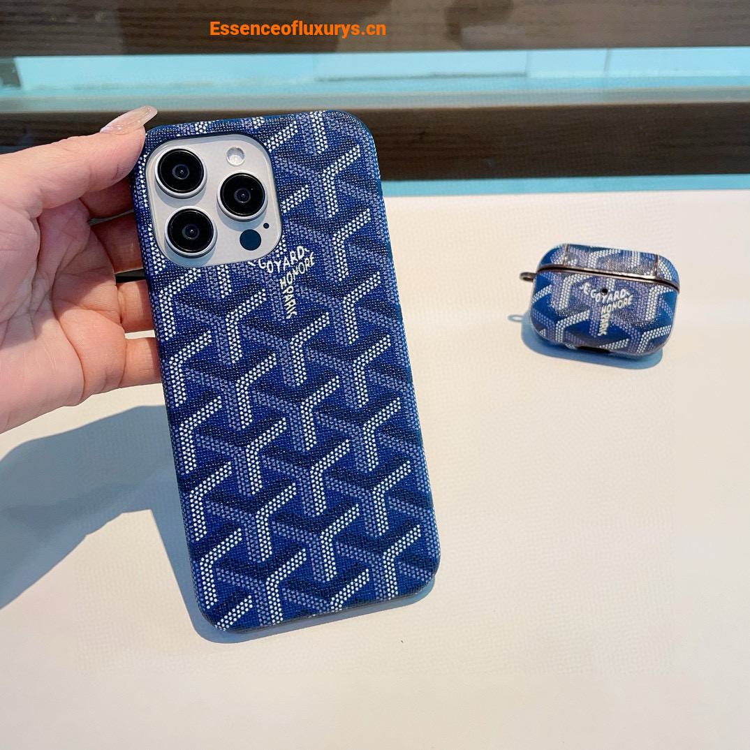 Goyard iPhone Case iPhone Holder Blue