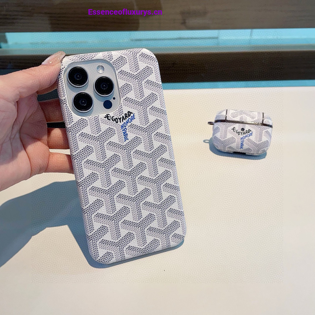 Goyard iPhone Case iPhone Holder Gray