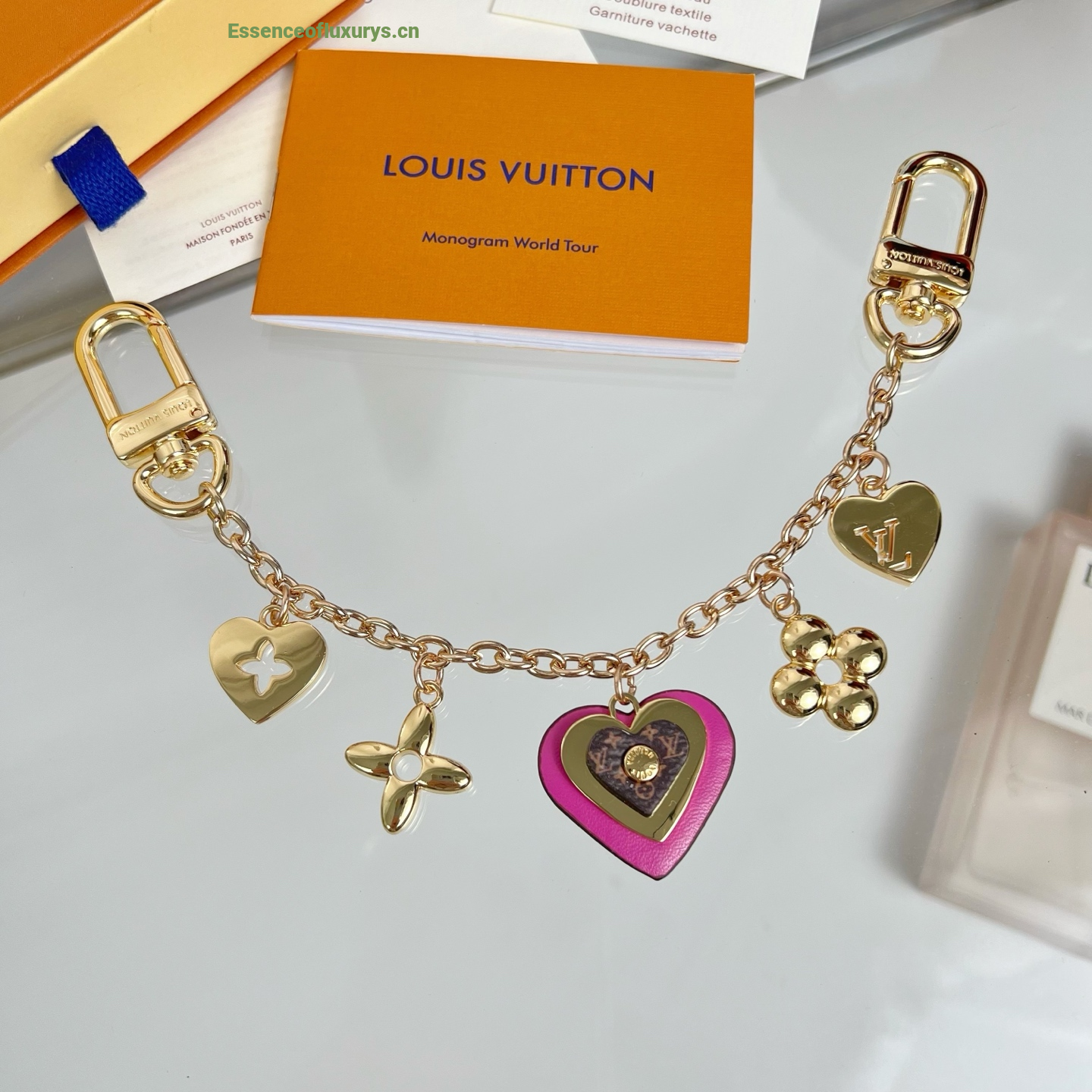 Louis Vuitton MY Heart Bag Charm Fuchsia