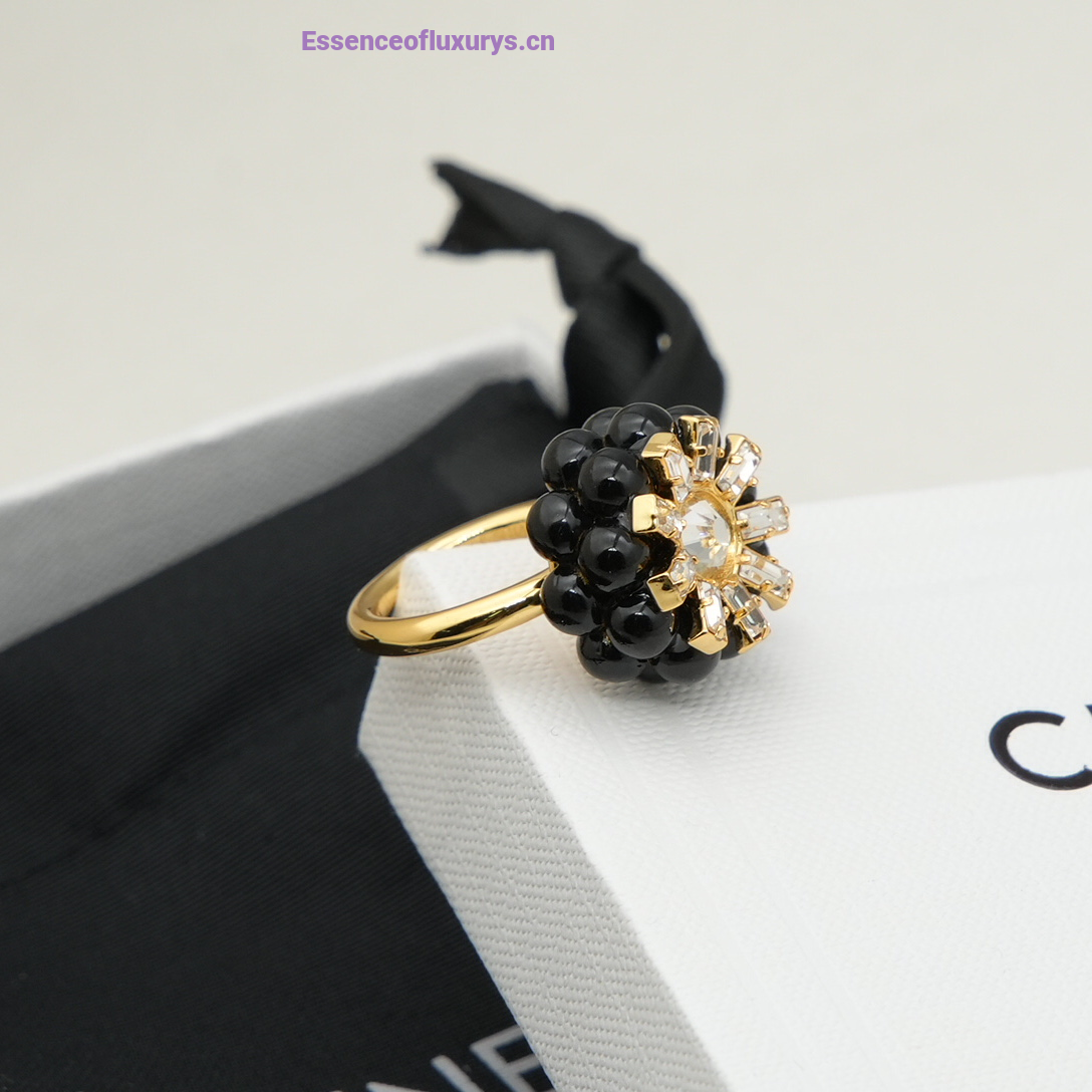 Celine Heirlooms Mure Black Rings