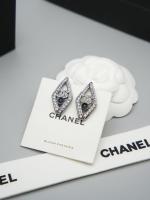 Chanel Crystal CC Diamond Earrings