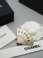Chanel Gold Metal Brooch