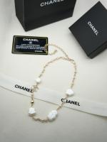 Chanel White Pearl Cloud Long Necklaces