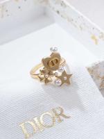 Dior Petit CD Gold Metal Earrings